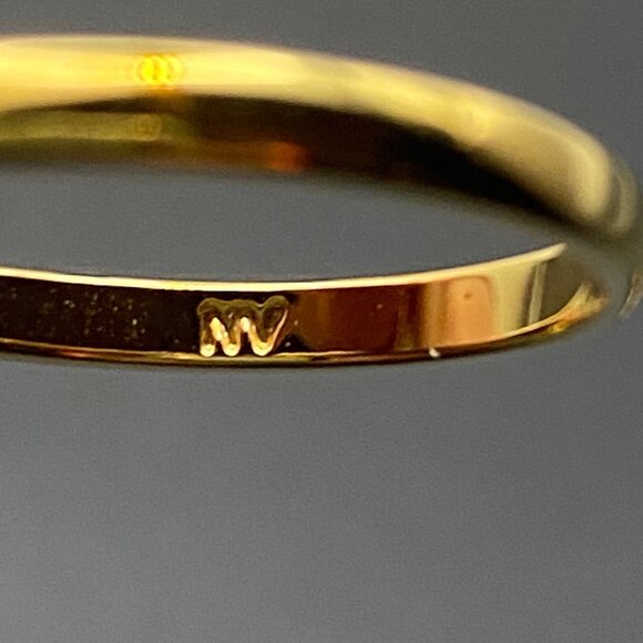 NWT NV Gold Tone 3 Pc Marquise CZ Bridal Ring Set Sz 10 Engagement Enhancers - Picture 6 of 11